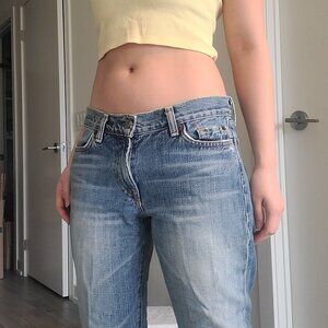 Seven Low-Rise Bootcut Skinny Jeans